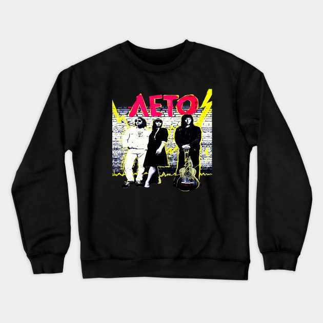 Leto Russian Rock 80's Crewneck Sweatshirt by bernatc